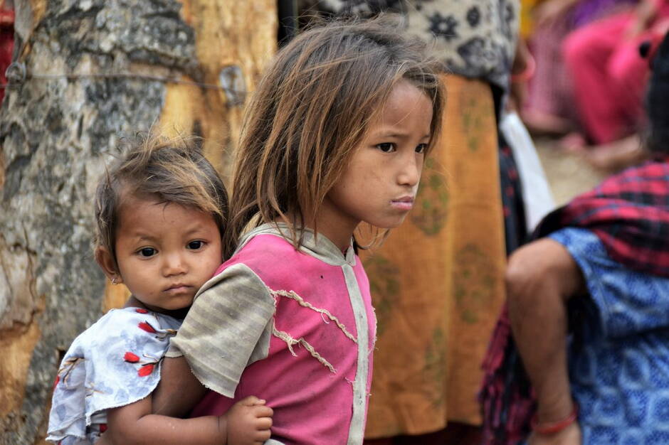 Chepang Kinder in Cisapani