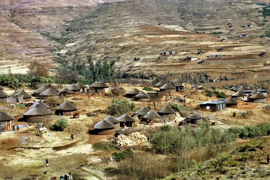 Village near Mamohou, Lesotho