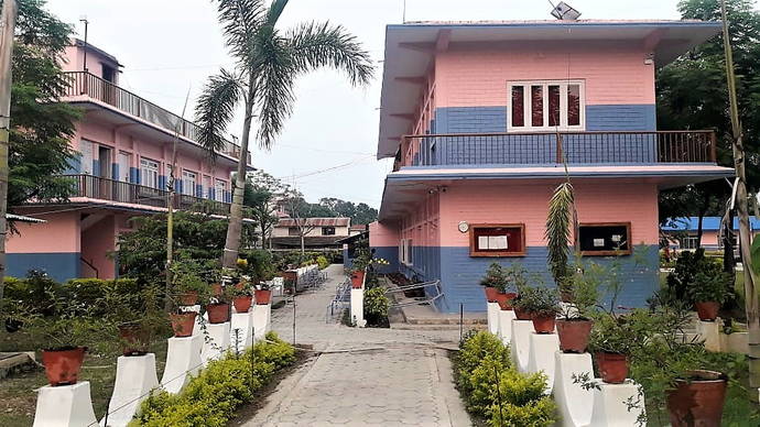 The dormitories af Antyodaya Chepang School (Mai 2019)